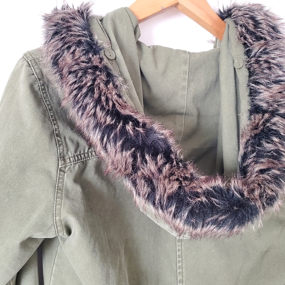 Volcom Scout Army Green Parka Jacket - Picture 7 of 13